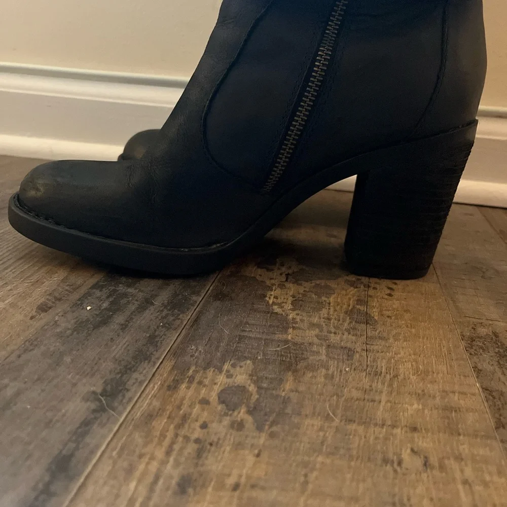 Black Heeled Boots
